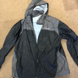 Men’s Columbia rain jacket
